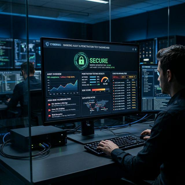 تدقيق أمن بنكي